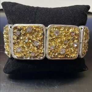 Elegant Gold and Silver Women's Bracelet